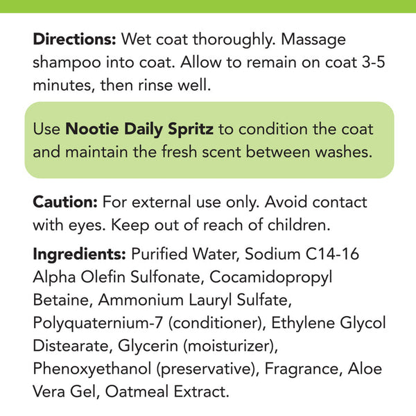 Nootie Soothing Cucumber Melon Shampoo