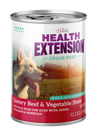 Health Extension Savory Beef & Vegetable Stew Canned Dog Food