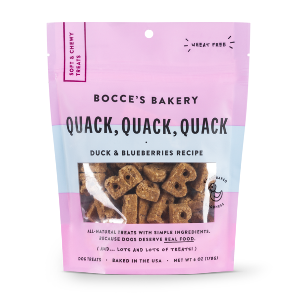 Bocce's Bakery Quack, Quack, Quack Soft & Chewy Dog Treats
