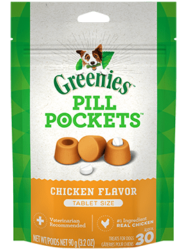 Greenies Pill Pockets Chicken Flavor Dog Dental Treats
