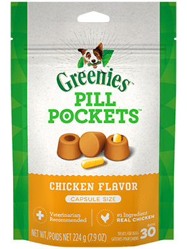 Greenies Pill Pockets Chicken Flavor Dog Dental Treats