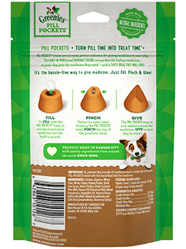 Greenies Pill Pockets Peanut Butter Flavor Dental Treats