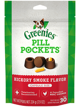 Greenies Pill Pockets Hickory Smoke Flavor Dog Dental Treats