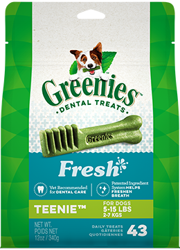 Greenies Fresh Teenie Dog Dental Treats