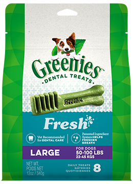 Greenies Fresh Large Dog Dental Treats