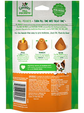 Greenies Pill Pockets Cheese Flavor Dog Dental Treats