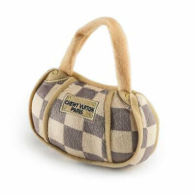 Haute Diggity Dog Checker Chewy Vuitton Dog Toy