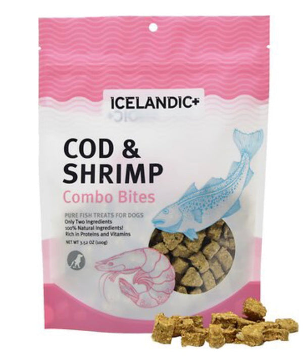 Icelandic+ Combo Bites Cod Shrimp Dog Treats