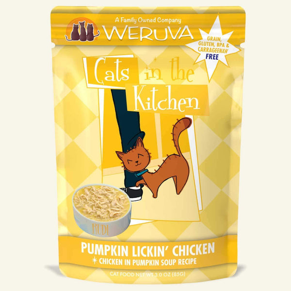Weruva Cats in the Kitchen Pumpkin Lickin' Chicken Pouch Cat Food