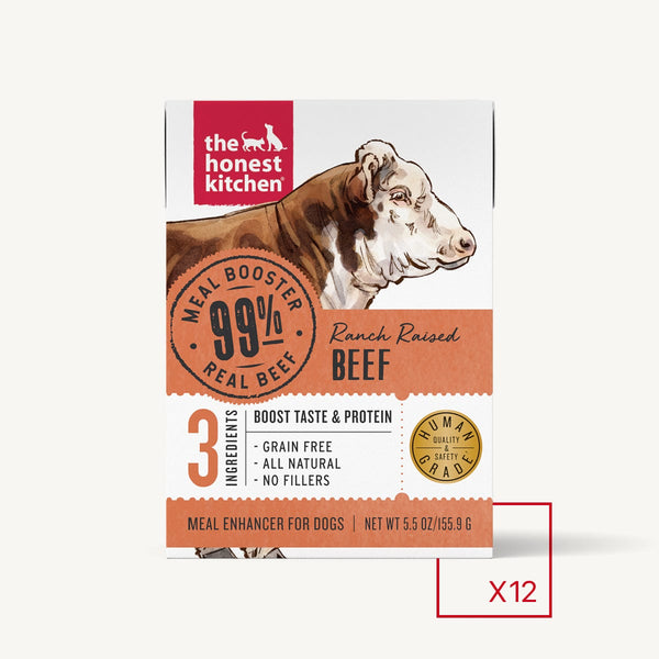 The Honest Kitchen Meal Booster - 99% Beef Dog Food Topper