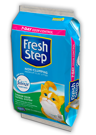 Fresh Step Premium Non-Clumping With Febreze Cat Litter