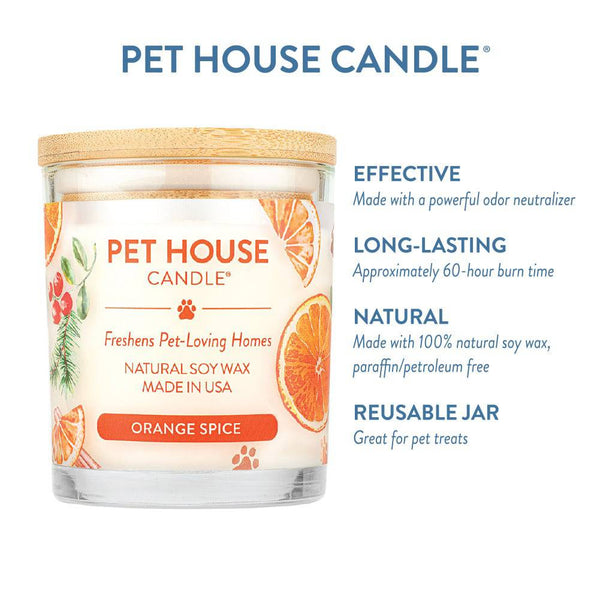 Pet House Orange Spice Candle