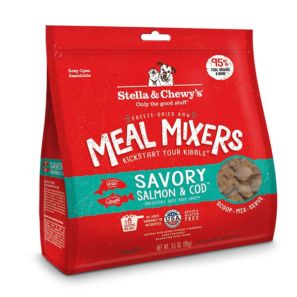 Stella & Chewy's Savory Salmon & Cod Meal Mixer Freeze Dried Dog Food