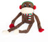 Zippy Paws Holiday Crinkle Monkey Dog Toy