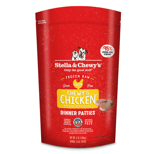 Stella & Chewy's Chicken Frozen Raw Dinner Patties Dog Food