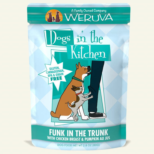 Weruva Dogs in the Kitchen, Funk in the Trunk with Chicken Breast & Pumpkin Au Jus Dog Food