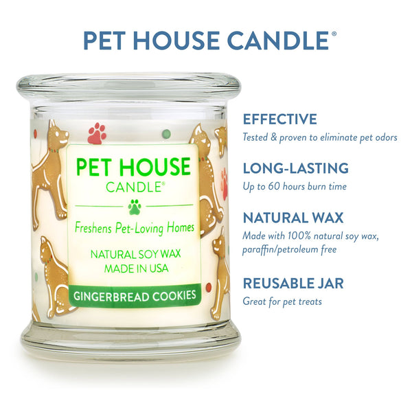 Pet House Gingerbread Cookies Candle