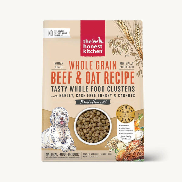 The Honest Kitchen Whole Grain Beef & Oat Clusters Dog Food