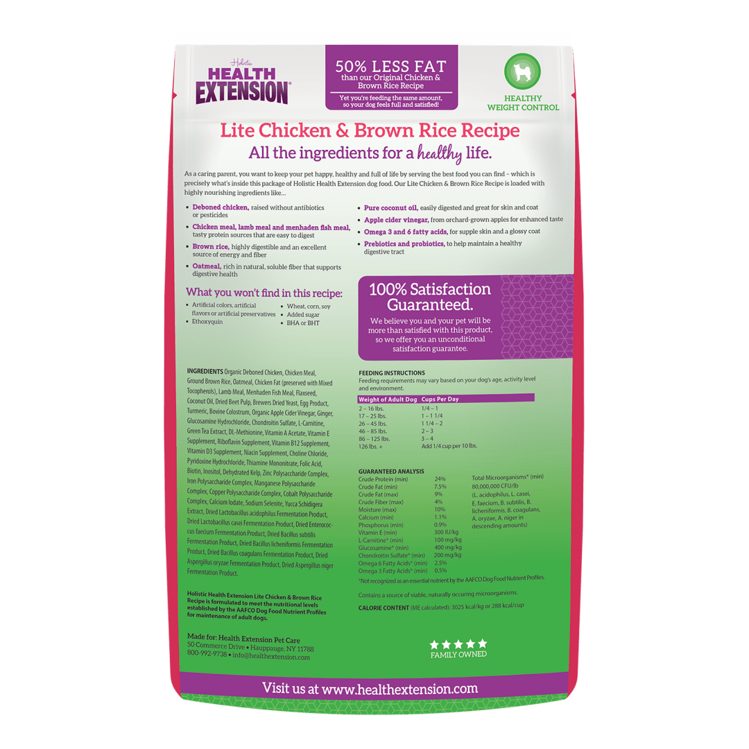 Health extension dog food ingredients best sale
