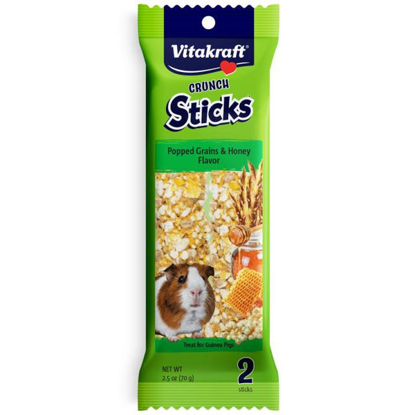 Vitakraft Crunch Sticks Popped Grains & Honey For Guinea Pigs