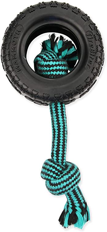 Mammoth Tirebiter II w/ Rope Dog Toy