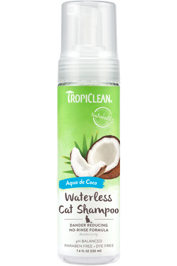 Tropiclean Dander Reducing Waterless Shampoo For Cats