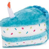 Zippy Paws Blue Birthday Cake Dog Toy