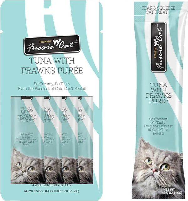 Fussie Cat Tuna With Prawns Puree Cat Food