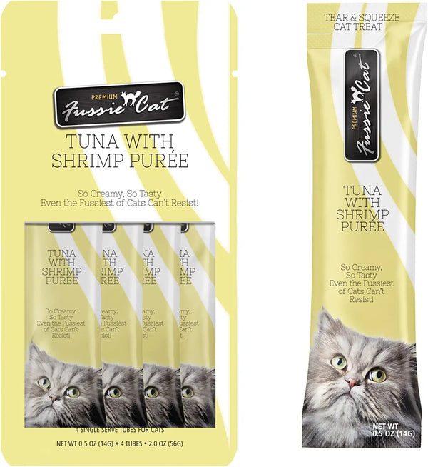 Fussie Cat Tuna with Shrimp Puree Cat Food