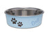 Loving Pet Bella Bowl Murano Blue Pet Bowl