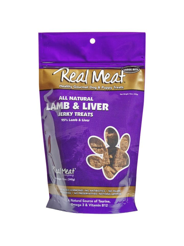 Real Meat All-Natural Lamb & Liver Jerky Dog Treats