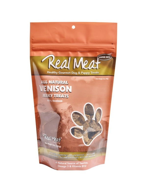 Real Meat All-Natural Venison Jerky Dog Treats