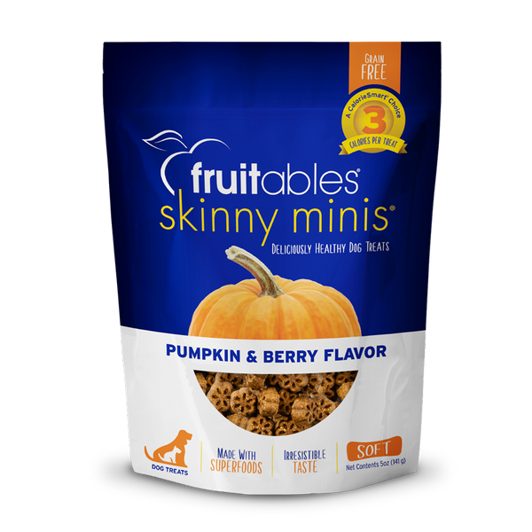 Fruitables Skinny Minis Pumpkin & Berry Dog Treats