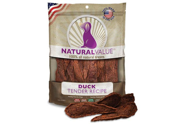 Loving Pets Natural Value Duck Tender Recipe Dog Treats