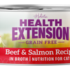 Health Extension Grain Free Beef and Salmon Recipe Canned Cat Food