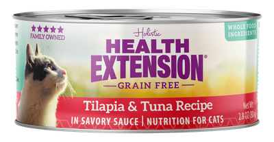 Health Extension Grain Free Tilapia & Tuna Recipe Canned Cat Food