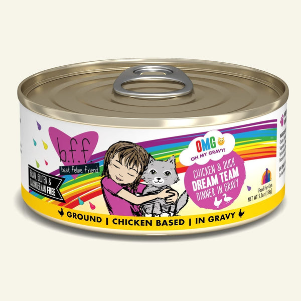 Weruva B.F.F. Omg! Chicken & Duck Dream Team Canned Cat Food