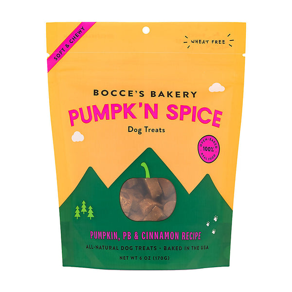 Bocce's Bakery Pumpk'n Spice Soft & Chewy Dog Treats