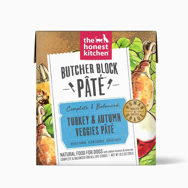 The Honest Kitchen Butcher Block Pate Turkey & Autumn Veggies Dog Food