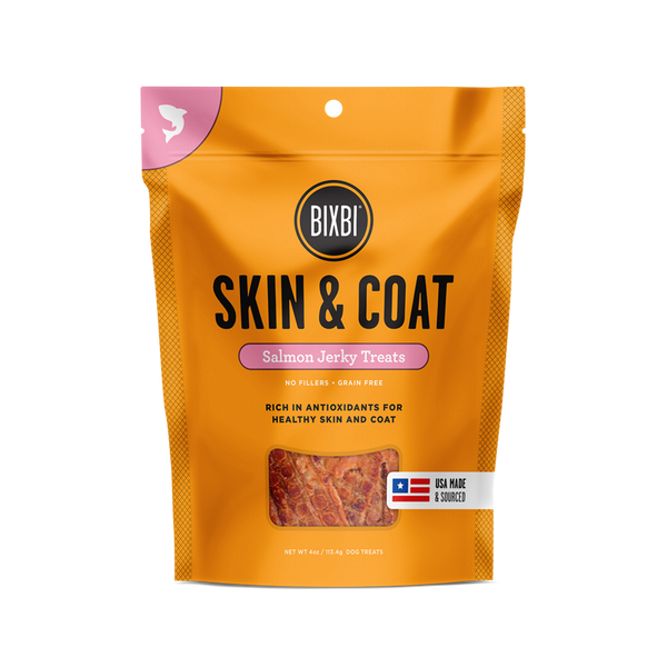 Bixbi Skin & Coat Jerky Salmon Dog Treats