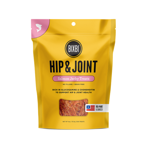 Bixbi Hip & Joint Jerky Salmon Dog Treats