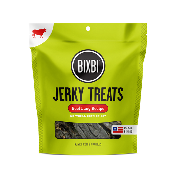 Bixbi Jerky Beef Lung Recipe Dog Treats