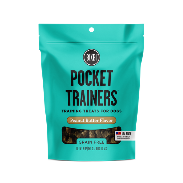 Bixbi Pocket Trainers Peanut Butter Flavor Dog Treats