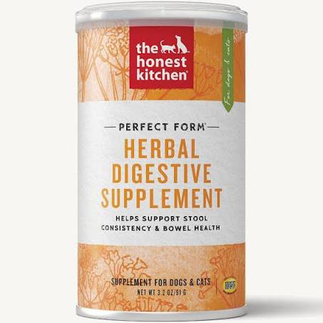 The Honest Kitchen Herbal Digestive Supplement for Cats and Dogs