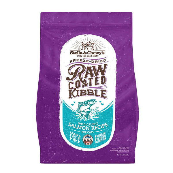 Stella & Chewy's Wild-Caught Salmon Recipe Raw Coated Cat Food
