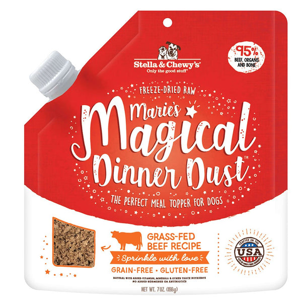 Stella & Chewy's Magical Dinner Dust Beef Dog Topper