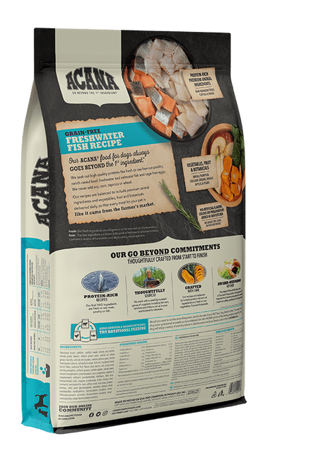 Acana freshwater best sale fish ingredients