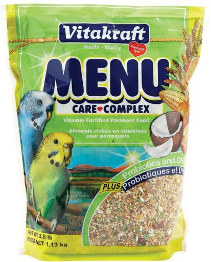 Vitakraft Menu Care Complex Parakeet Food 2.5 lb