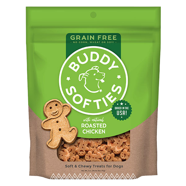 Buddy Biscuits Grain Free Soft & Chewy Roasted Chicken Dog Treats