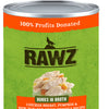Rawz Hunks in Broth Chicken Breast, Pumpkin, New Zealand Green Mussels Recipe Canned Dog Food